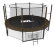 Батут UNIX line Black&Brown 12 ft (inside)