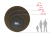 Батут UNIX line Black&Brown 12 ft (inside)