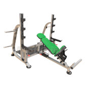 Скамья для жима наклонная регулируемая со страховочными упорами ProfiGym BP - 009