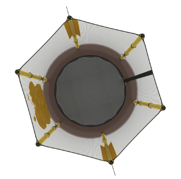 Батут UNIX line 4.6 ft BEE (140 cm)