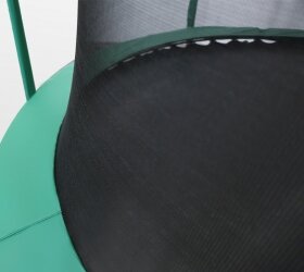 Батут премиум Arland 14FT с внутренней страховочной сеткой и лестницей (Dark green)