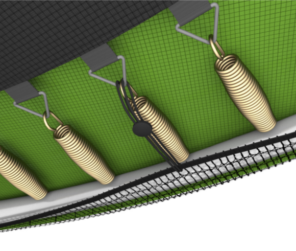 Батут UNIX line Simple 12 ft Green (outside)