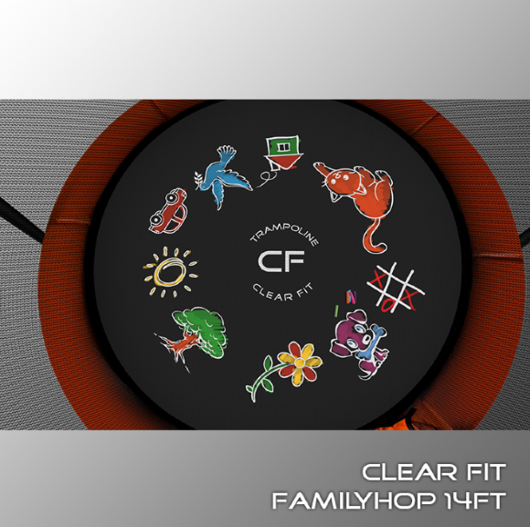 Батут Clear Fit FamilyHop 14Ft