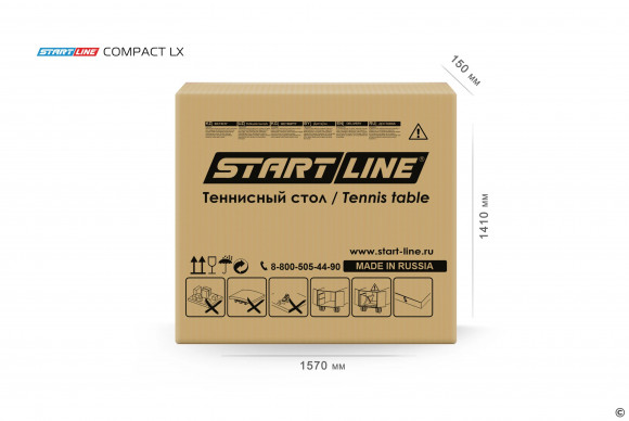 Теннисный стол Start Line Compact LX Black