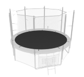 Чехол для батута Unix line 8 ft Чехол для батута Unix line 8 ft