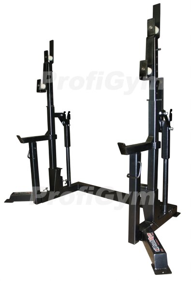 Стойка для пауэрлифтинга (домкратная) со страховочными упорами ProfiGym ПЛ-0080-F
